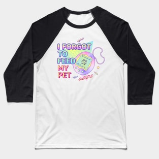 Y2K Retro Tamagotchi Pet Graphic Baseball T-Shirt